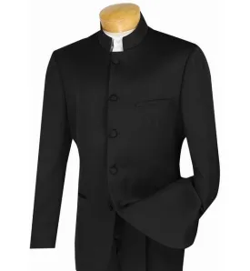 (38R, 40R) Regular Fit Banded Collar Jacket