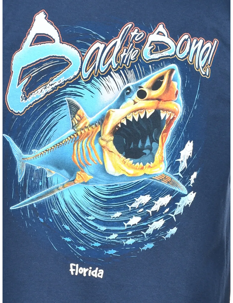 Bad To The Bone Printed T-shirt - M