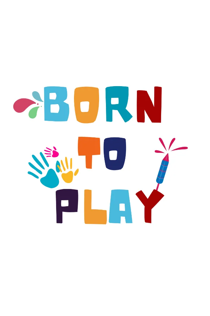 Born To Play Holi T-Shirt For Boy