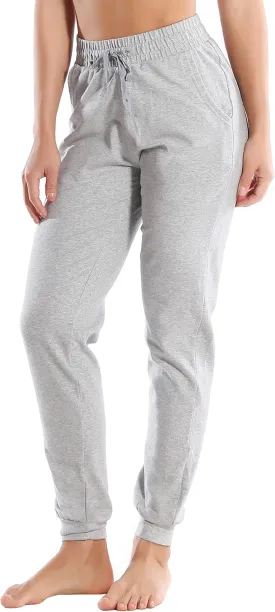 BUBBLELIME 19"/28" Women's High Waist Jogger Pants with Pockets Active Yoga Tapered Sweatpants Lounge Pants Capri