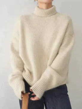 Cashmere turtleneck sweater