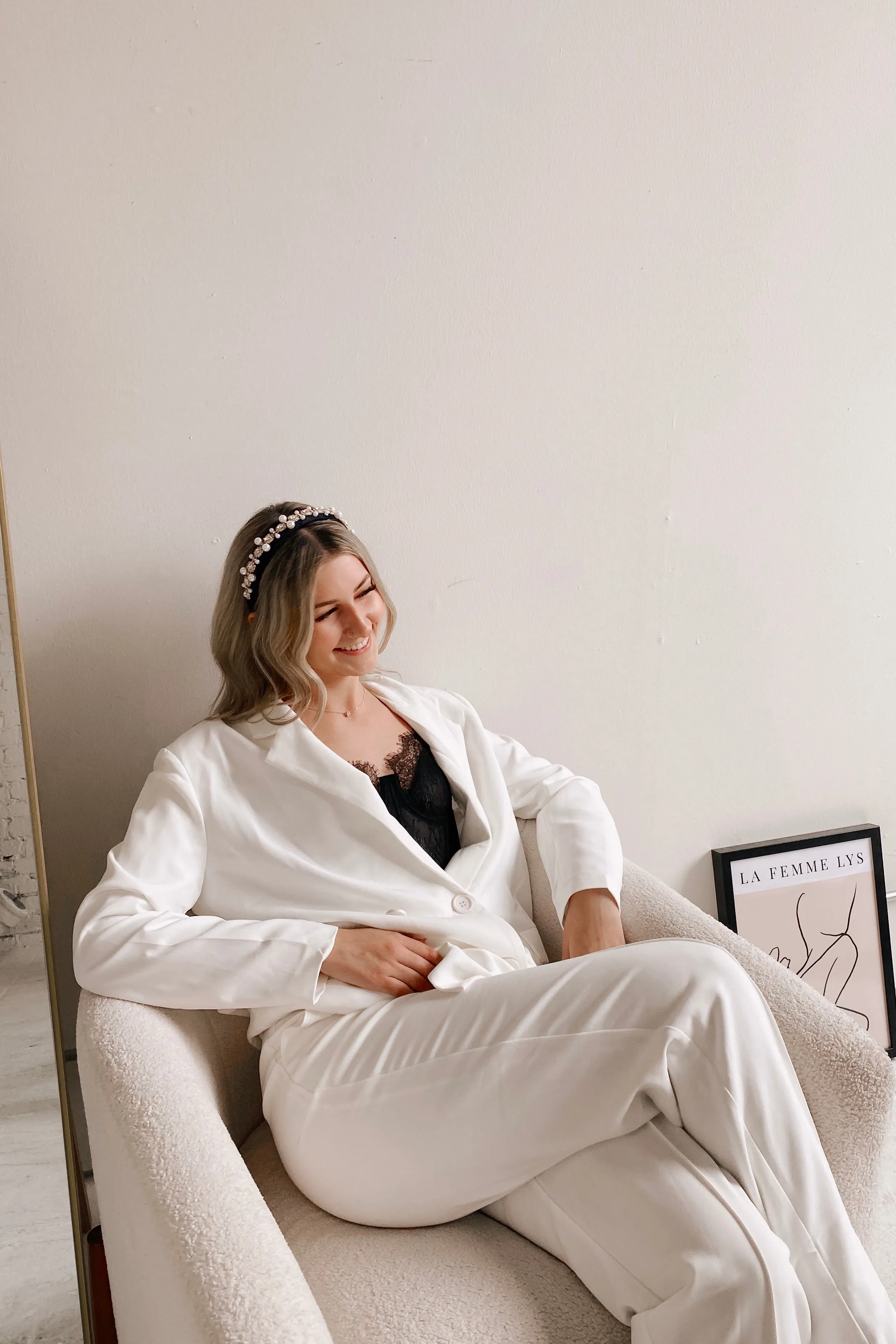 Downtown Blazer - White