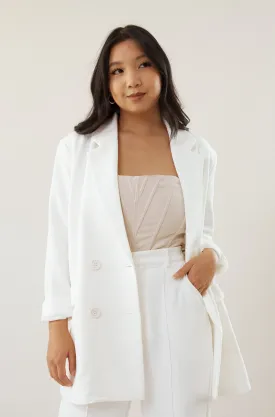 Downtown Blazer - White