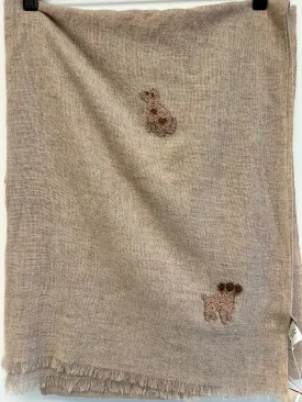 Dusty Peach Dog Scarf