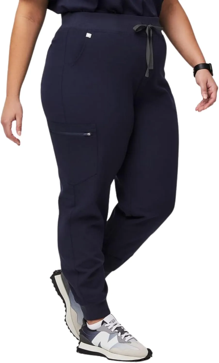 FIGS Zamora High Waisted Jogger Style Scrub Pants for Women  Slim Fit, 6 Pockets, High Rise Yoga Waistband Women Scrub Pants