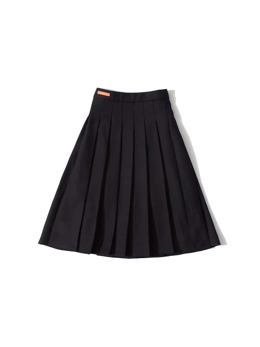 High Waist  Pleated Skirt