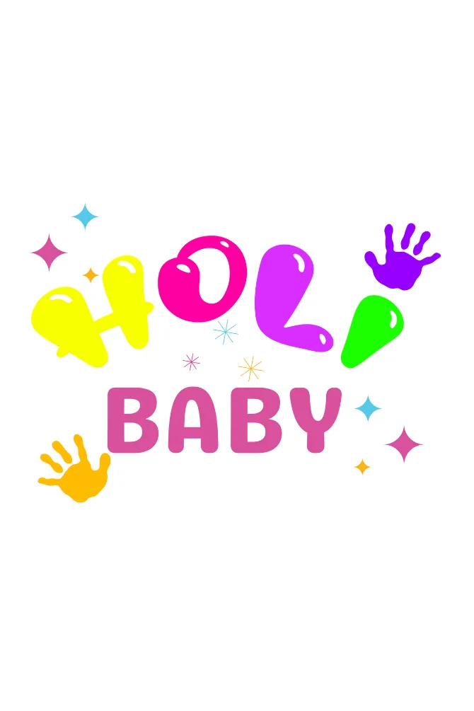 Holi Baby T-Shirt For Girl