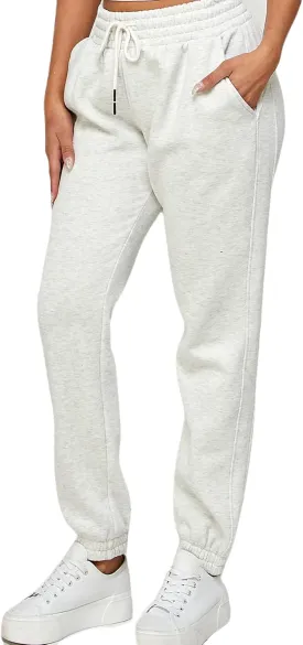 IUUI Women's High Waisted Sweatpants Fleece Joggers Pockets Cotton Lounge Athletic Baggy Pants