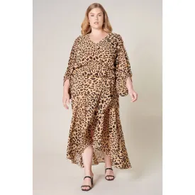 Java Leopard Midi Skirt