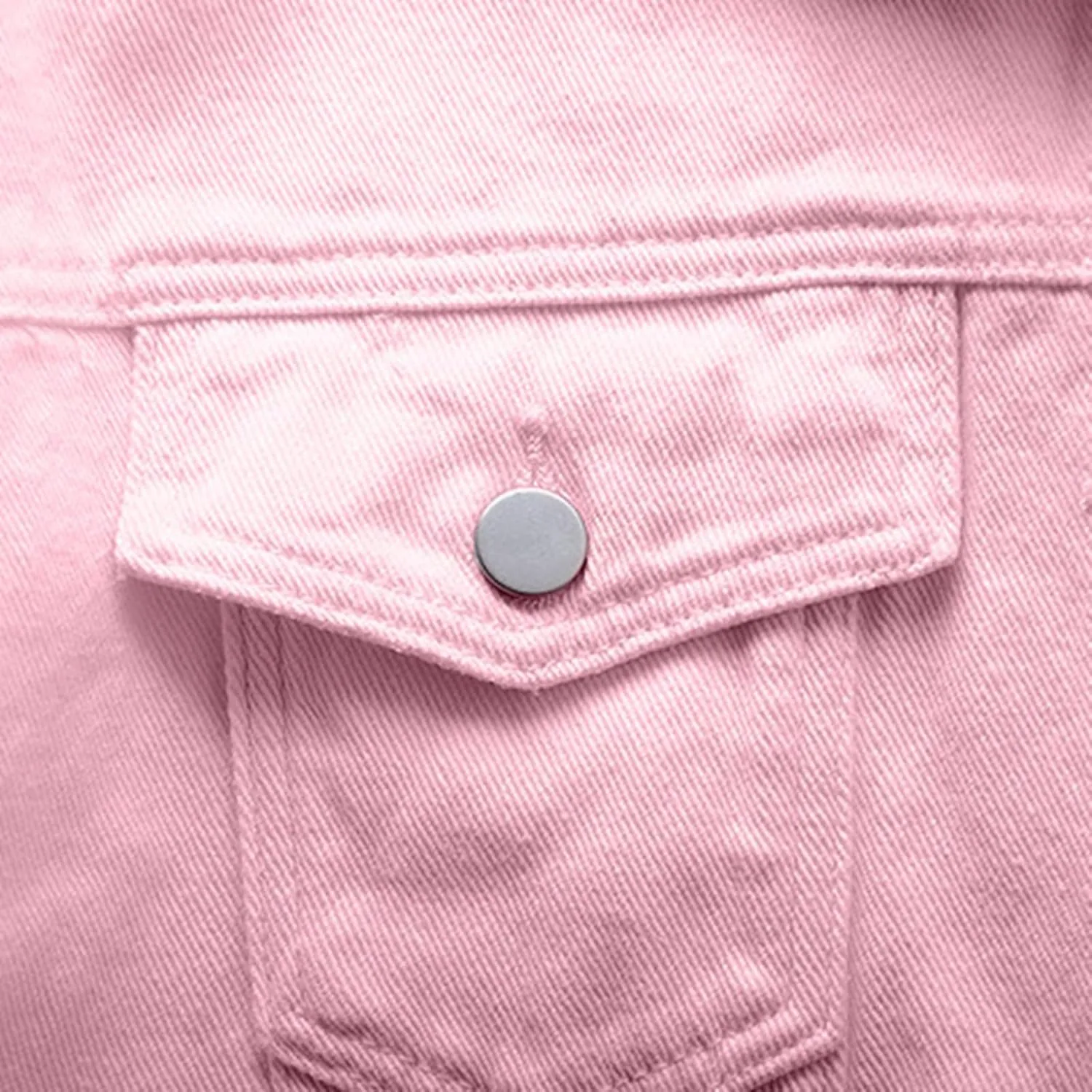 Jean Jacket Women Casual Long Sleeve Button Down Lapel Cropped Denim Top Lightweight Candy Color Plus Size Blazer
