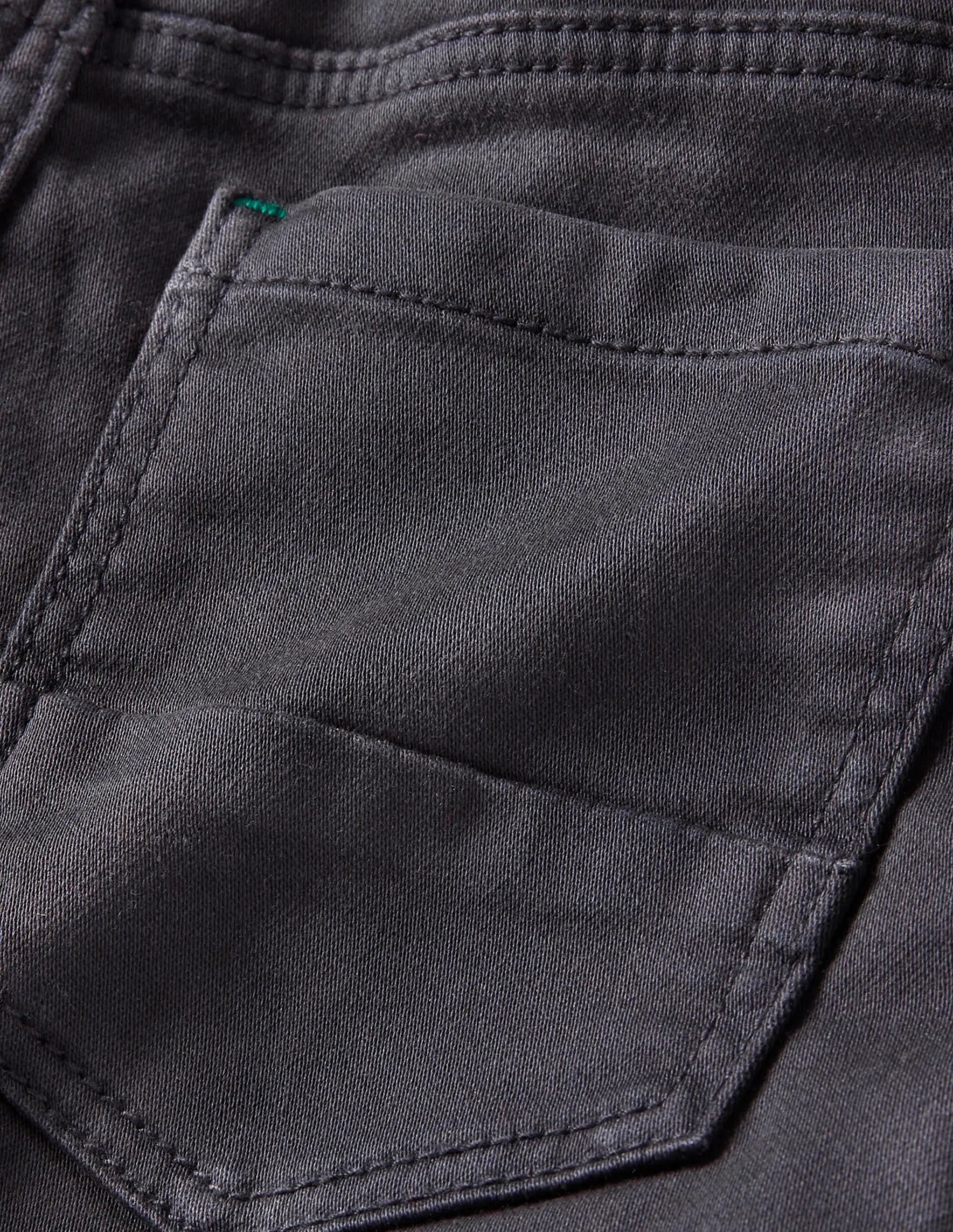 Jersey Skinny Jeans-Soot Grey