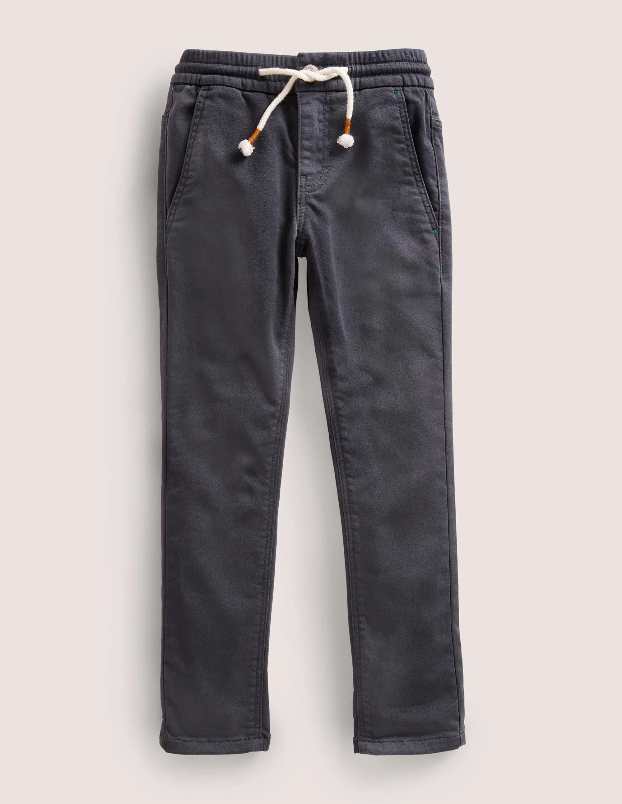Jersey Skinny Jeans-Soot Grey