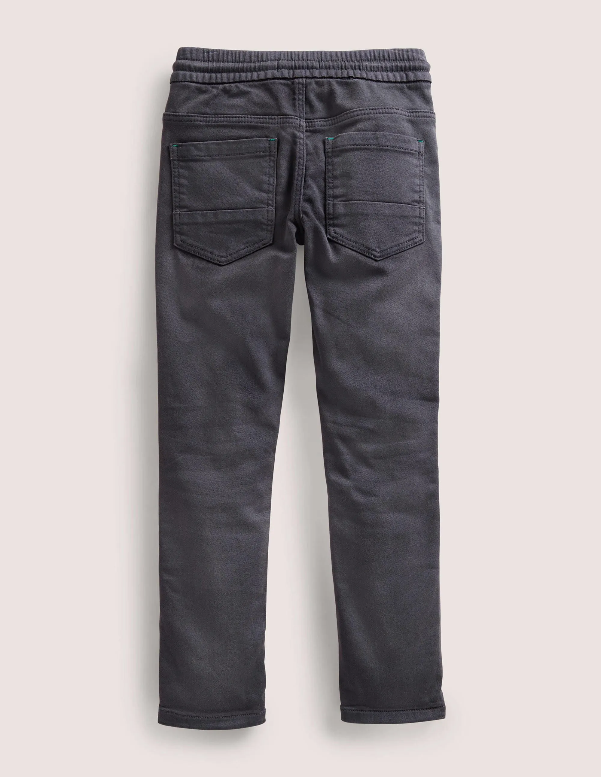 Jersey Skinny Jeans-Soot Grey