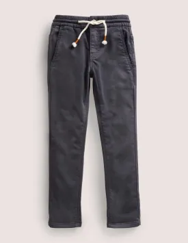 Jersey Skinny Jeans-Soot Grey