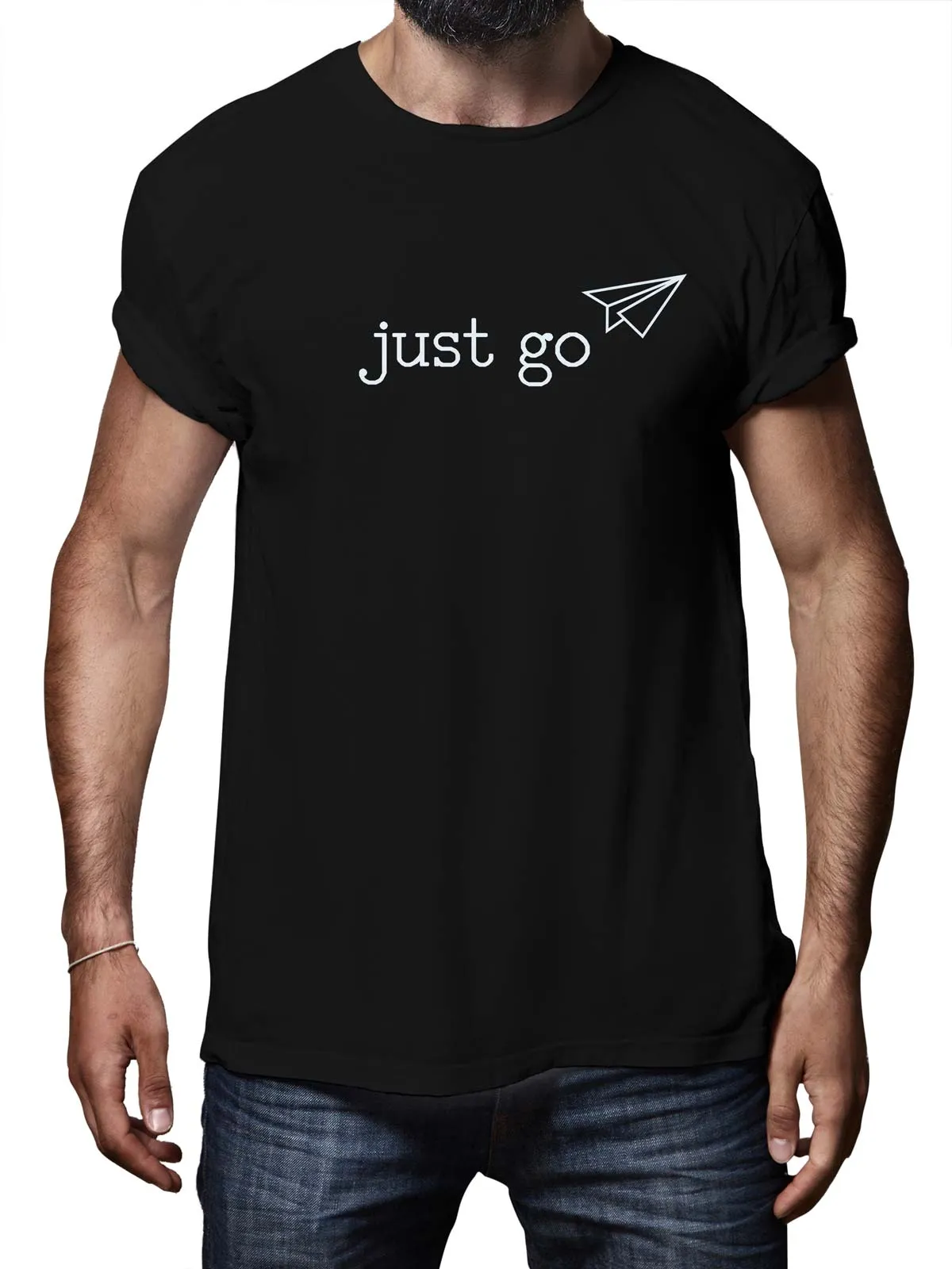 Just Go | Printed T shirt