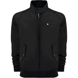 Lambretta Mens Lightweight Harrington Bomber Jacket - Black