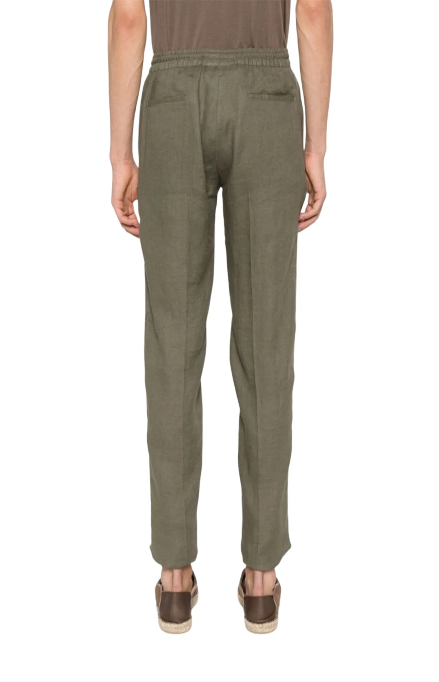 Linen tailored trousers