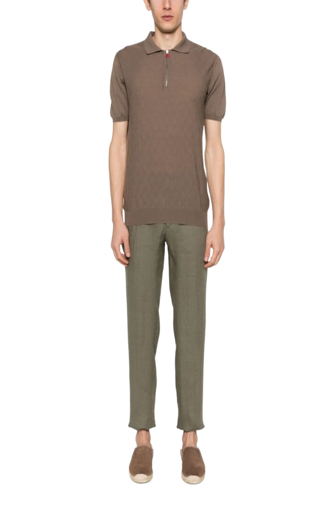 Linen tailored trousers