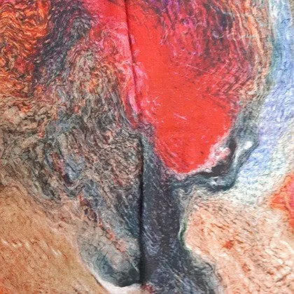MERINO WOOL SCARF EMBERS