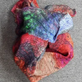 MERINO WOOL SCARF EMBERS