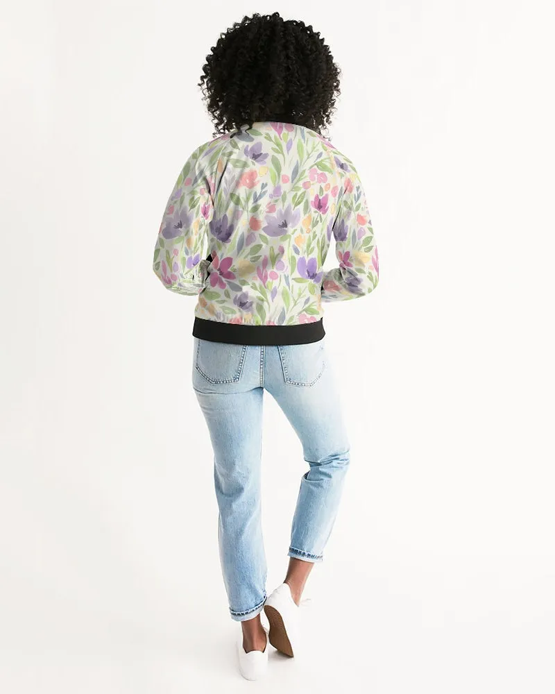 Orchis Blooming Women's Bomber Jacket