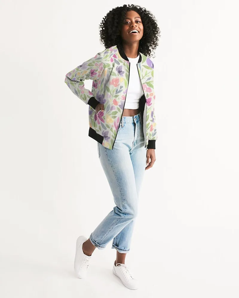 Orchis Blooming Women's Bomber Jacket