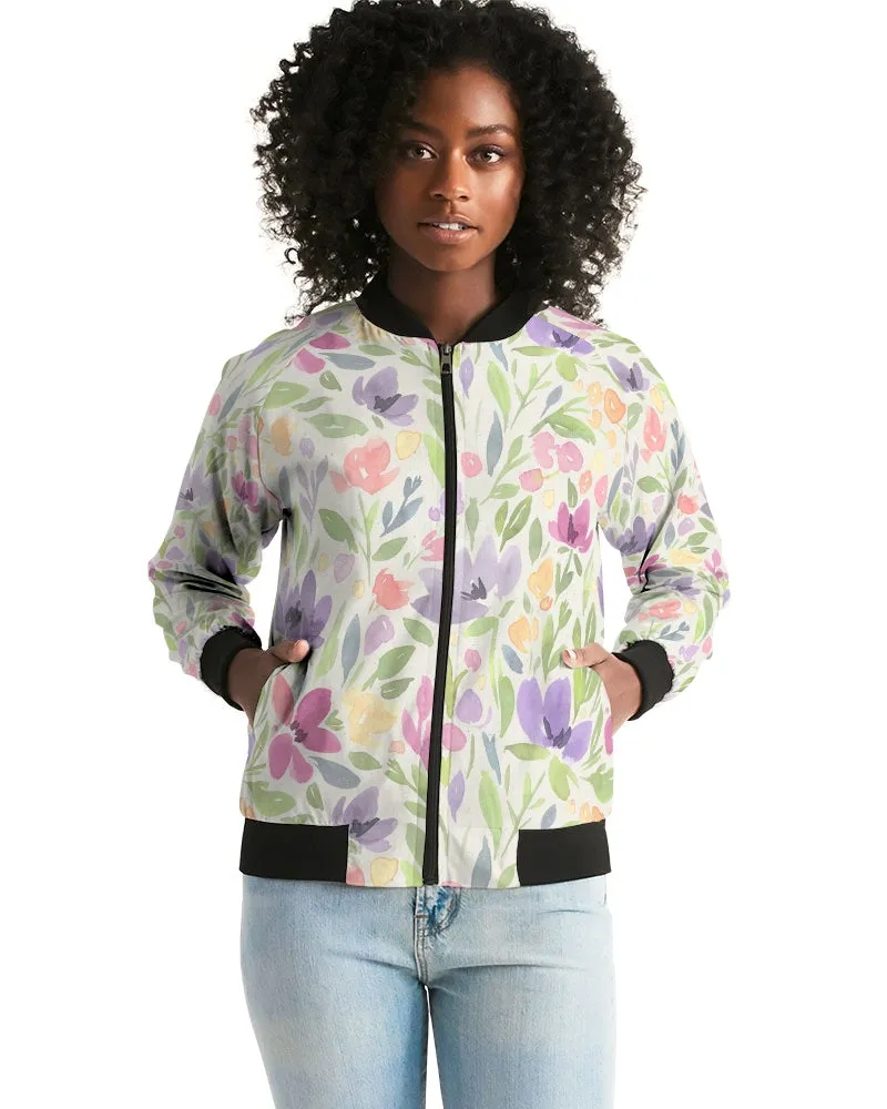 Orchis Blooming Women's Bomber Jacket