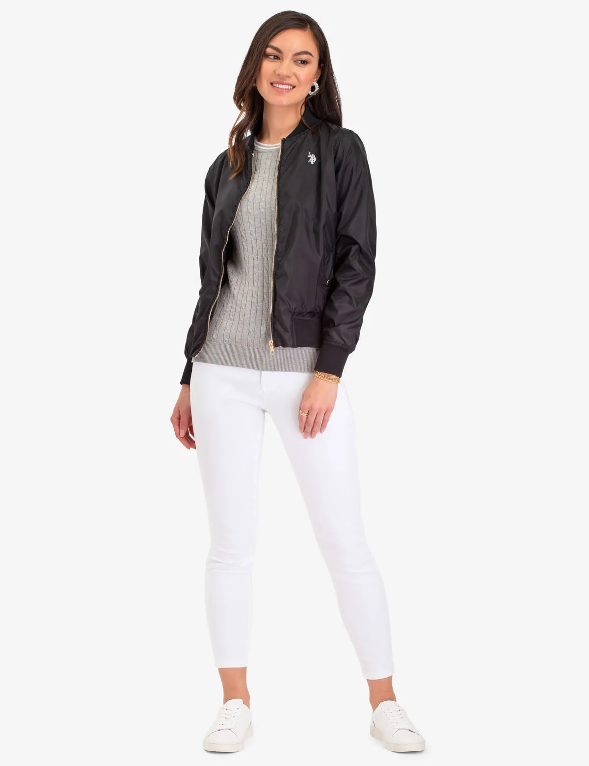 SOLID BOMBER JACKET