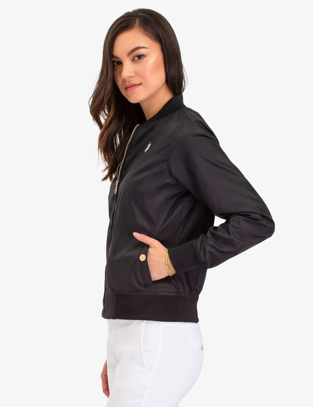 SOLID BOMBER JACKET