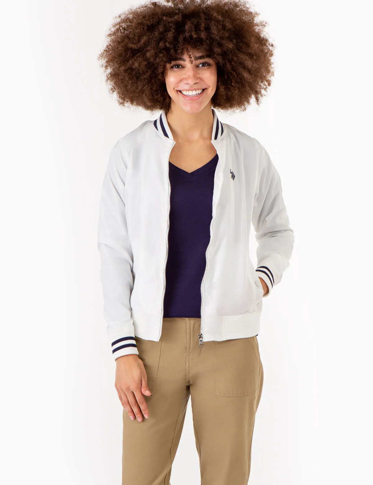 SOLID BOMBER JACKET