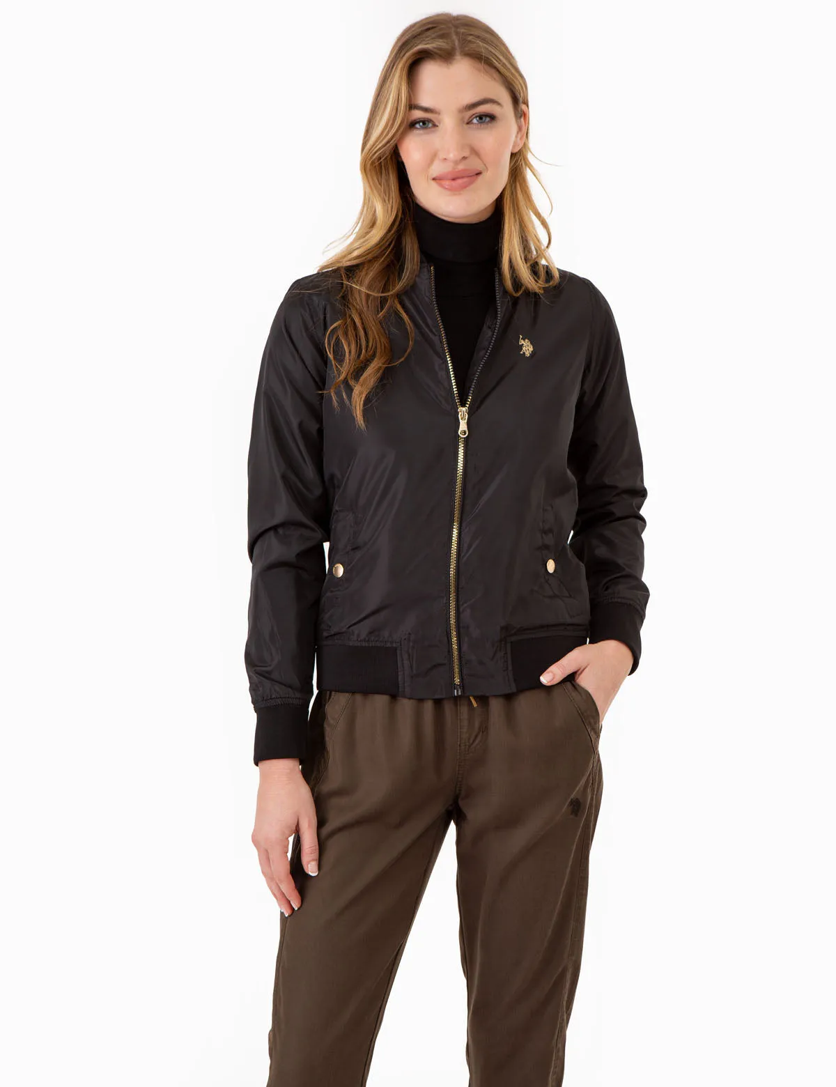SOLID BOMBER JACKET