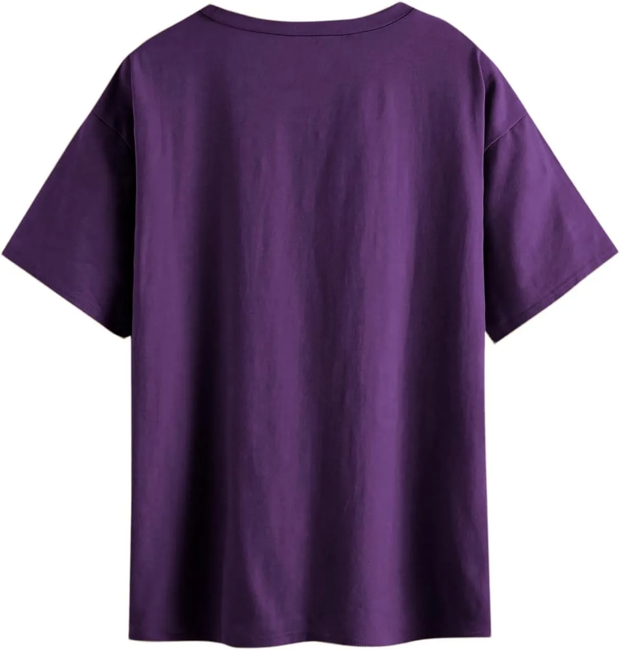SOLY HUX Women's Graphic Oversized Tees Letter Print Summer Tops Vintage Half Sleeve Loose Casual T Shirts