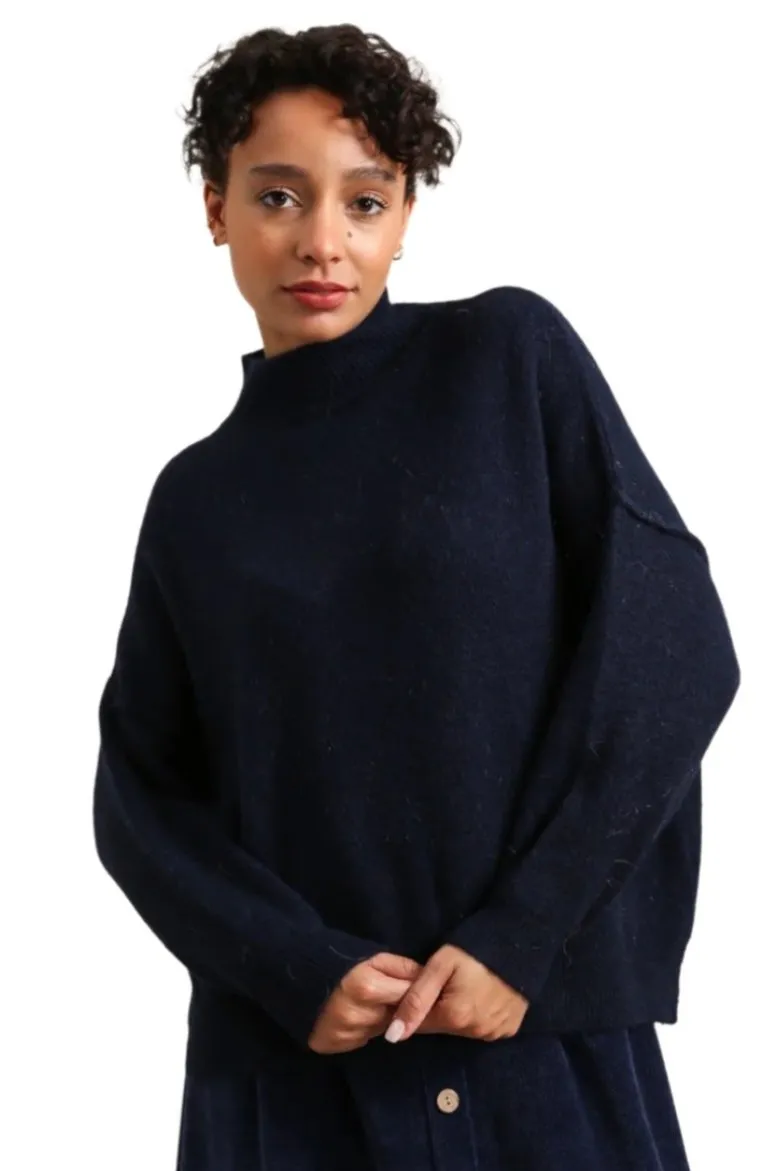 Sweater With Alpaca And Wool Made In Italy One Size