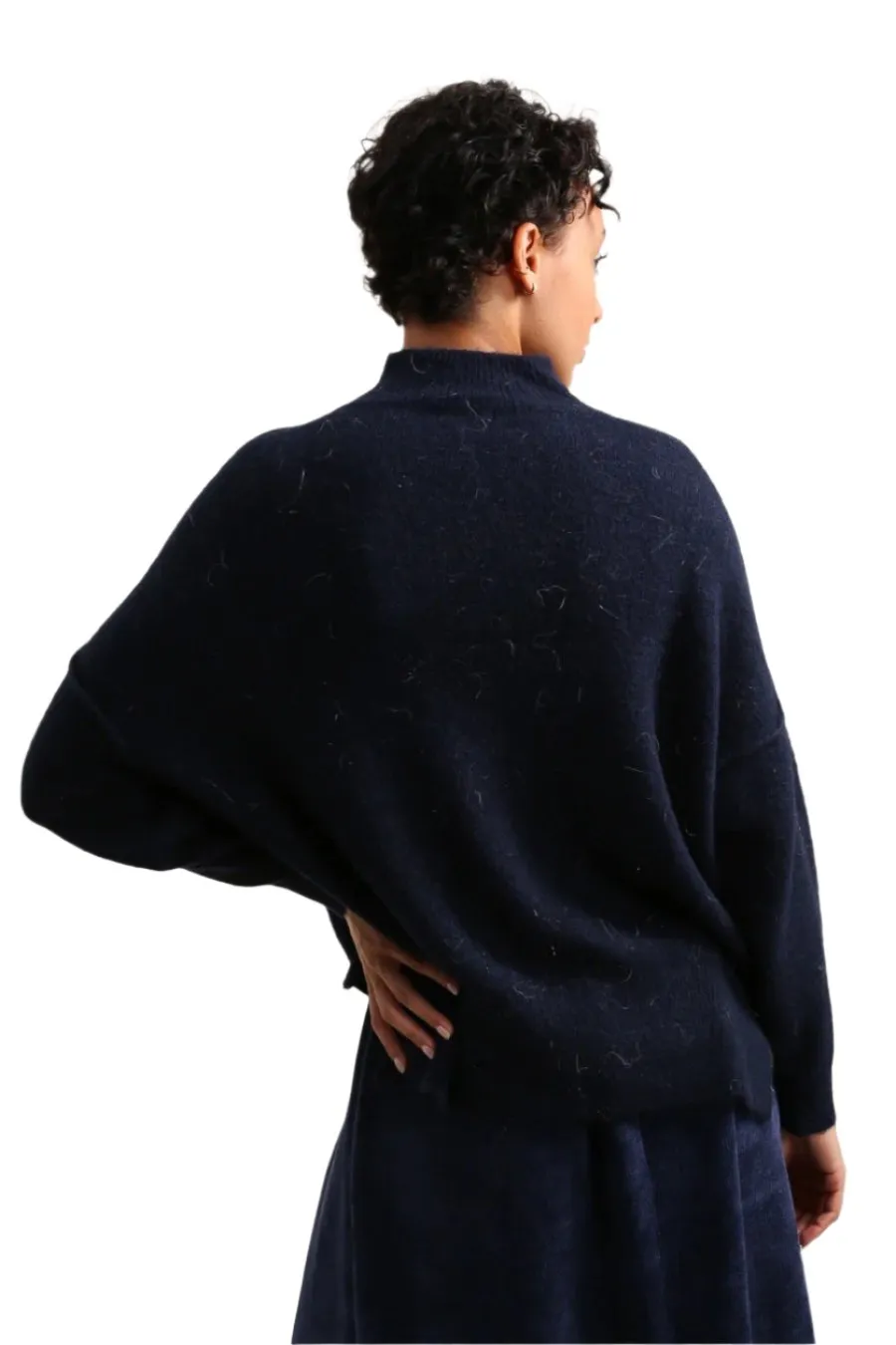 Sweater With Alpaca And Wool Made In Italy One Size