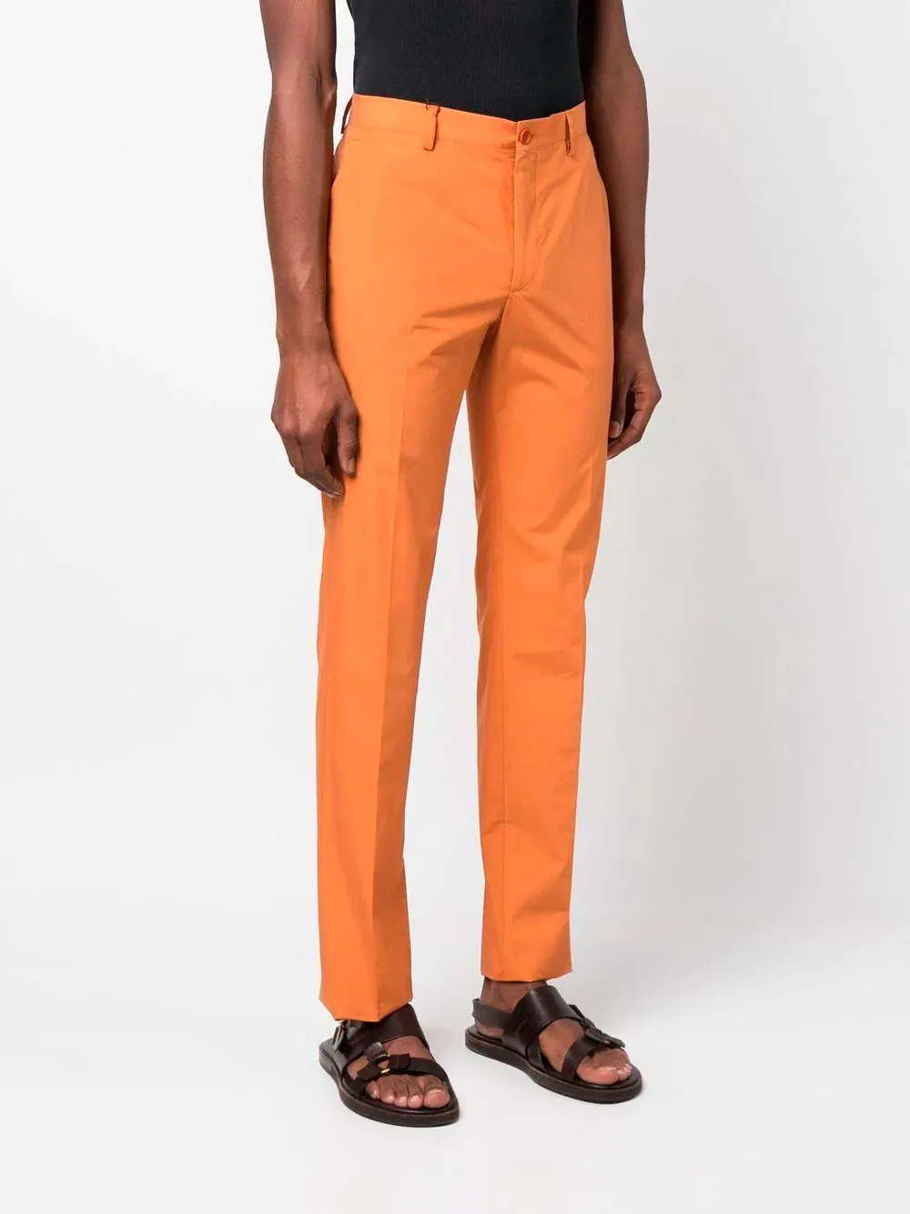 Tailored cotton trousers
