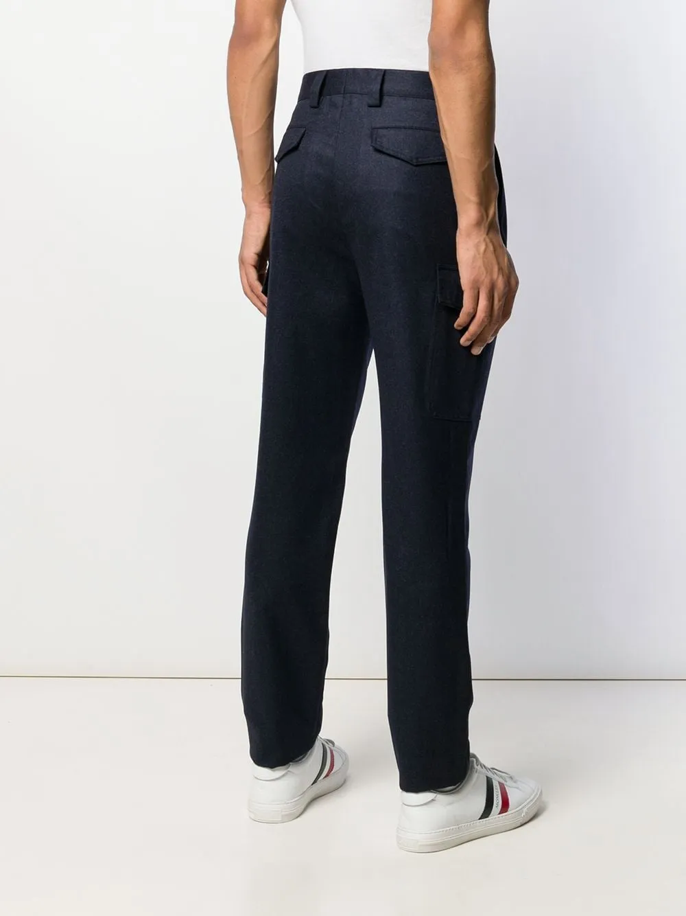 Tapered tailored trousers