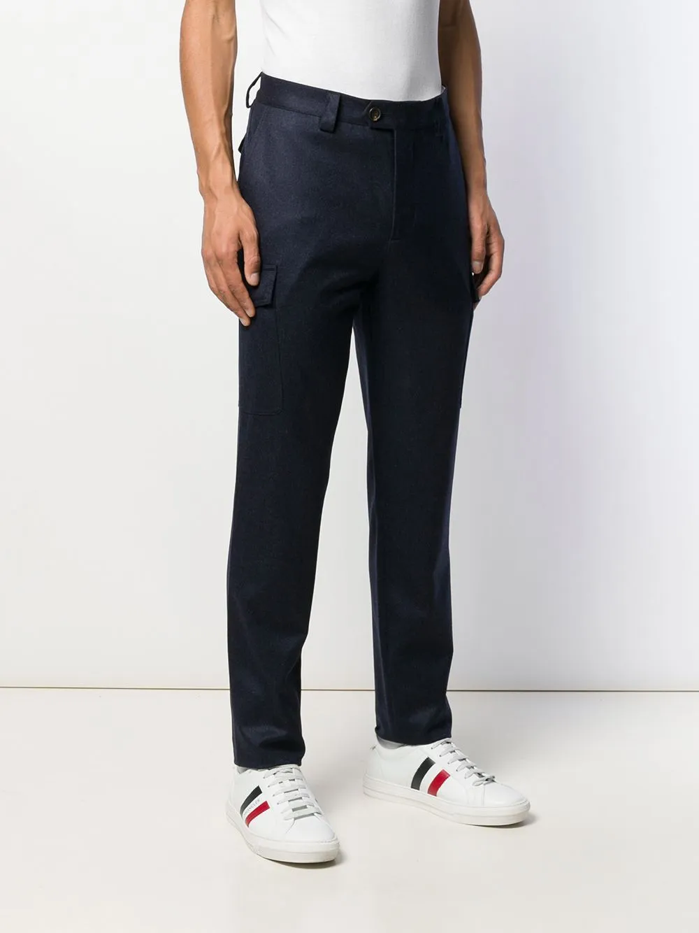Tapered tailored trousers
