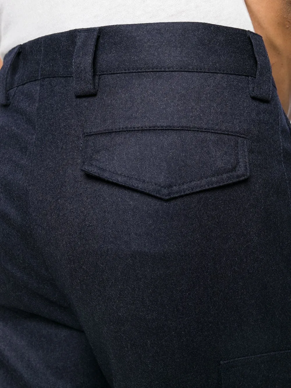 Tapered tailored trousers