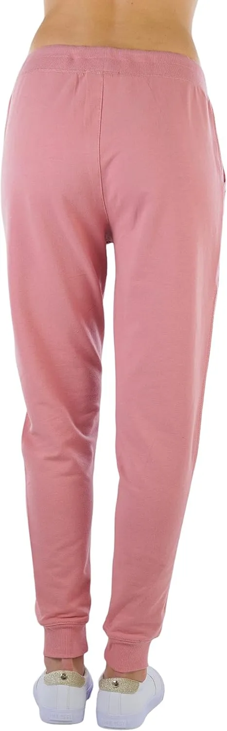 ToBeInStyle Women's Solid Print French Terry Jogger Pants