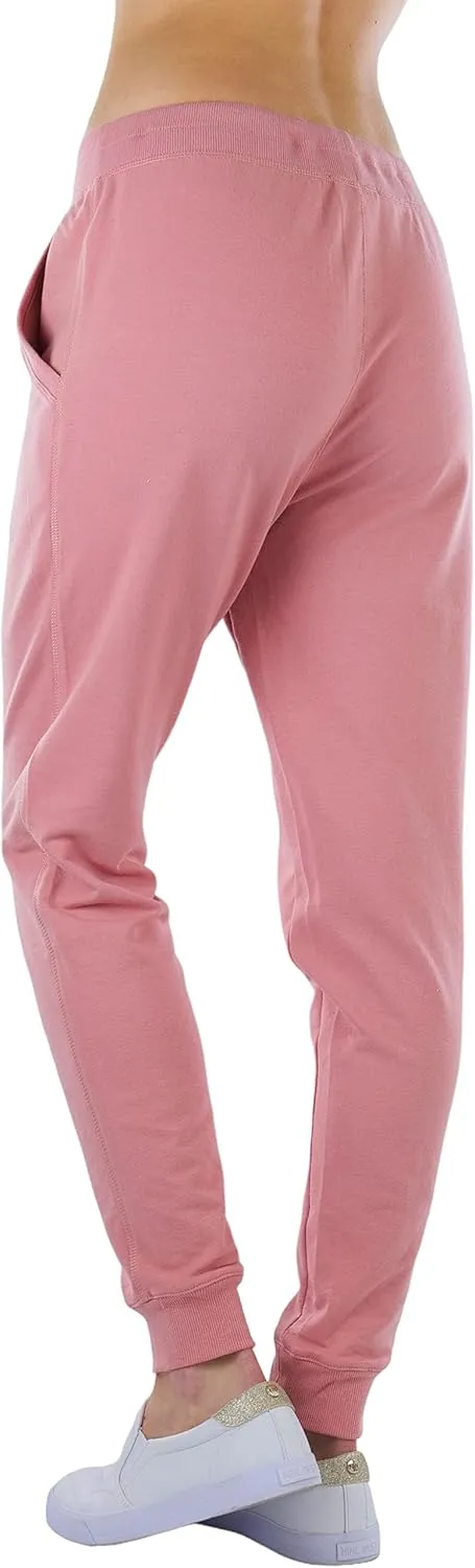 ToBeInStyle Women's Solid Print French Terry Jogger Pants