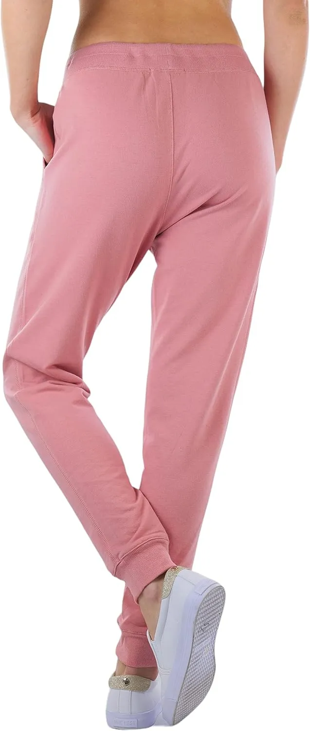 ToBeInStyle Women's Solid Print French Terry Jogger Pants