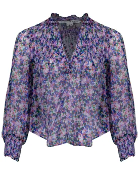 Veronica Beard Mertie Printed Blouse