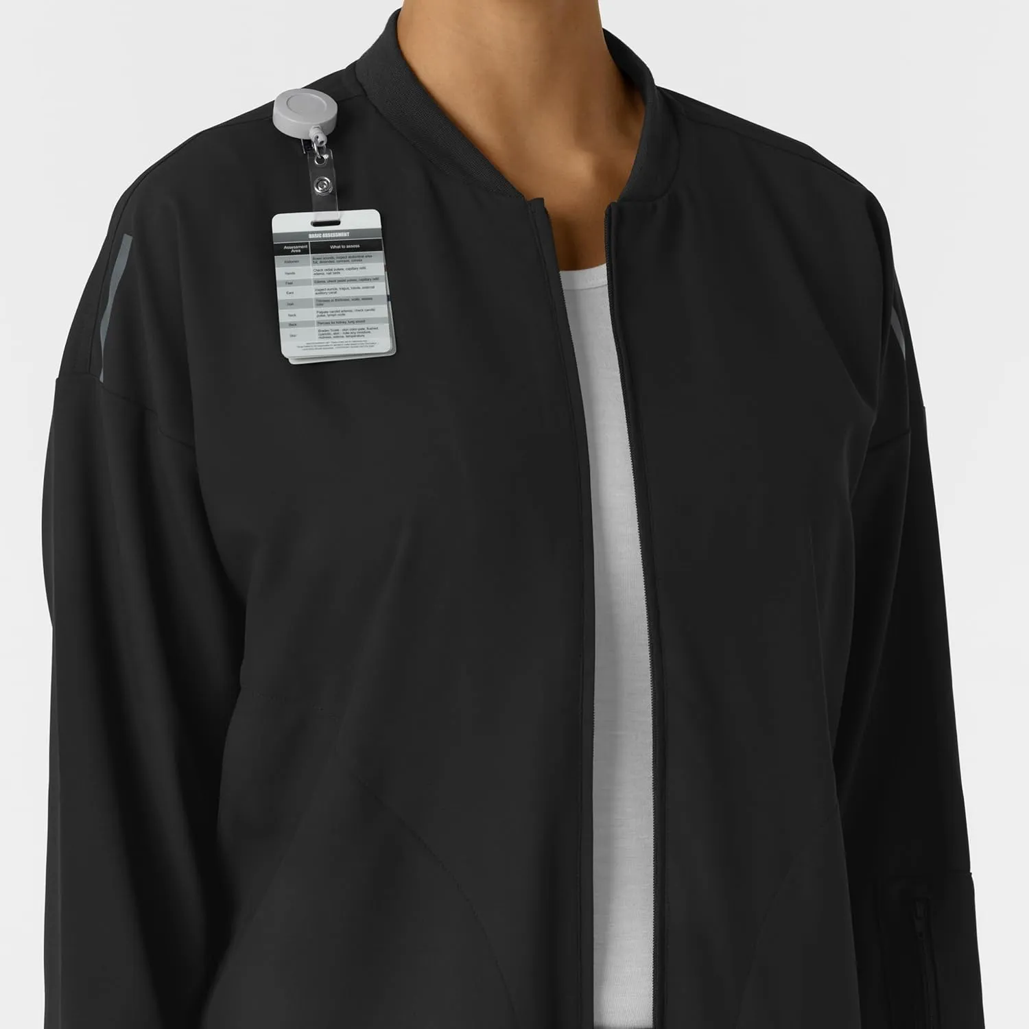 Women's Bomber Scrub Jacket