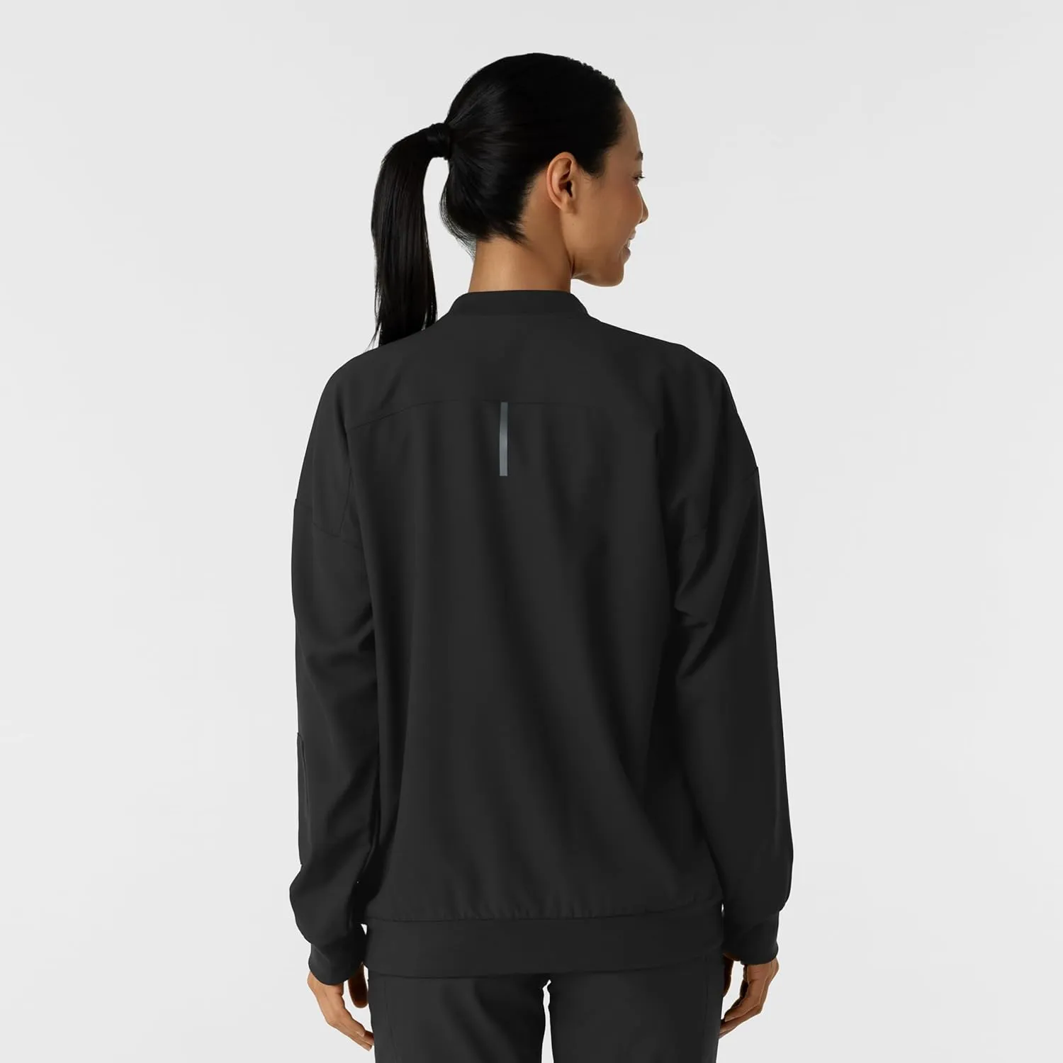 Women's Bomber Scrub Jacket