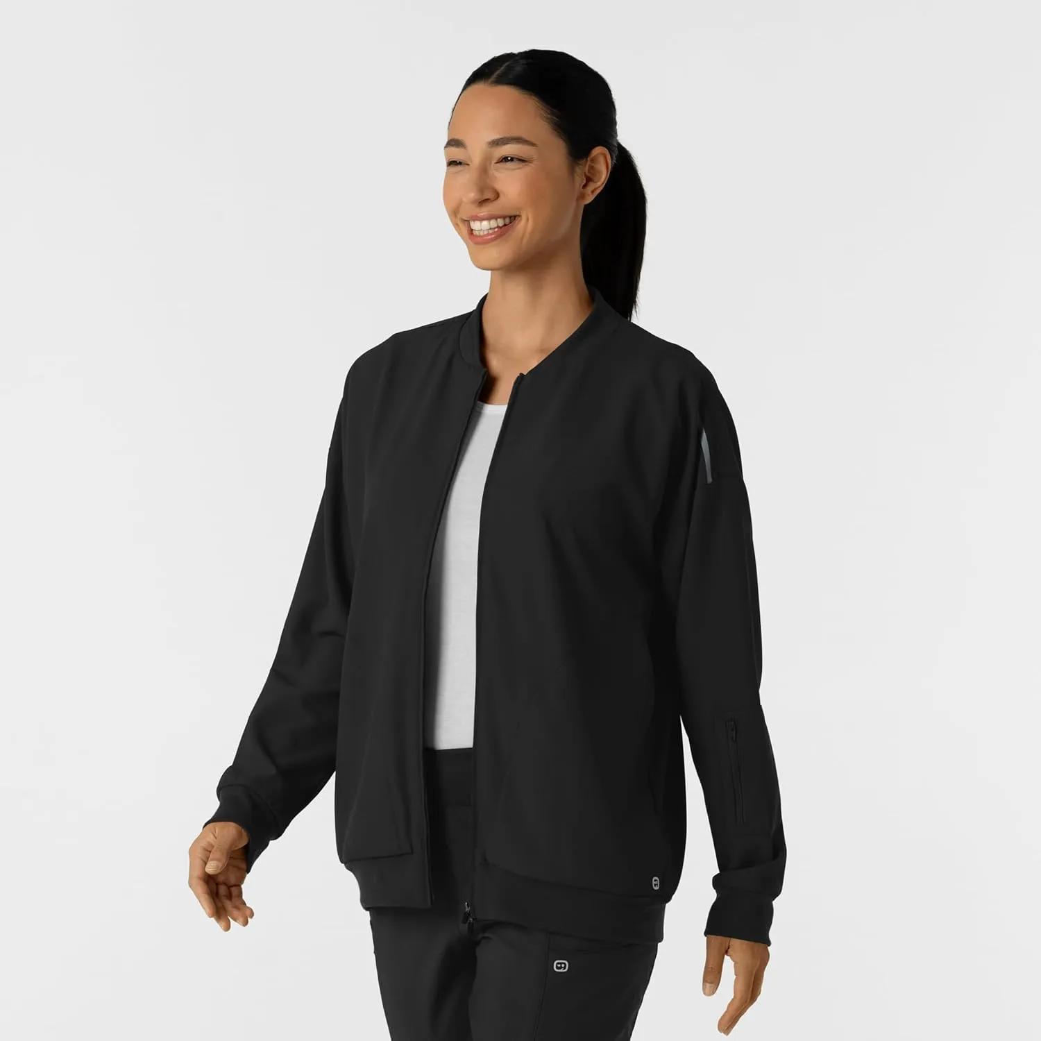 Women's Bomber Scrub Jacket
