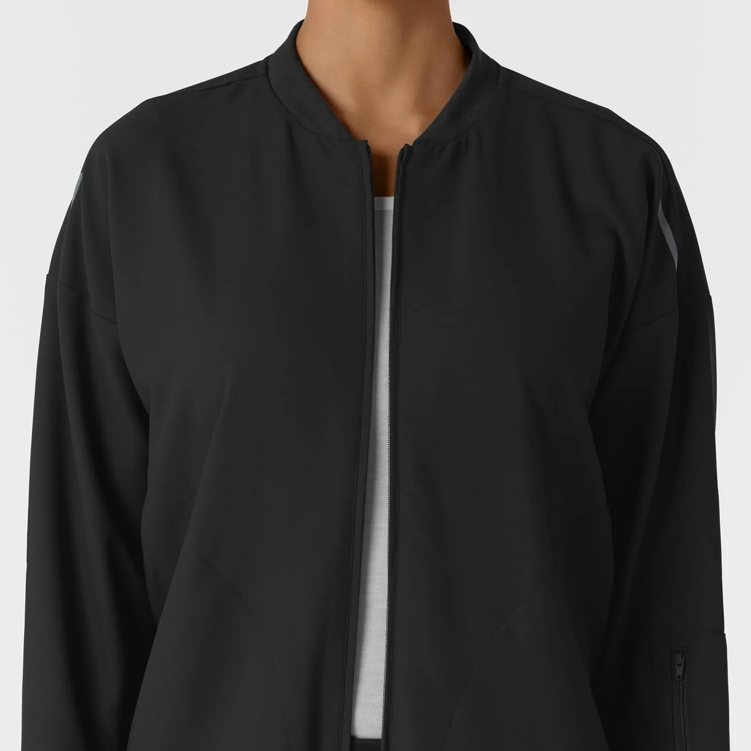 Women's Bomber Scrub Jacket
