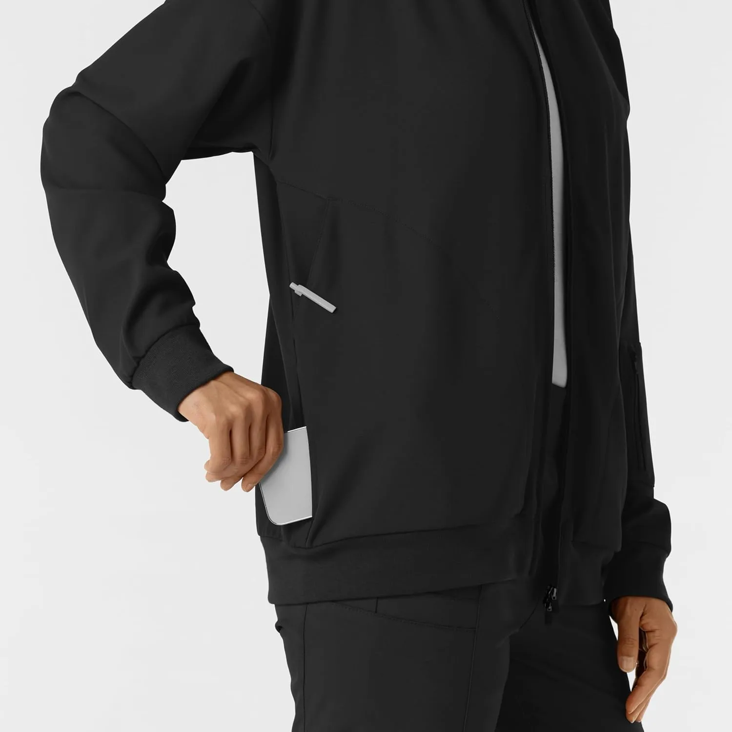 Women's Bomber Scrub Jacket